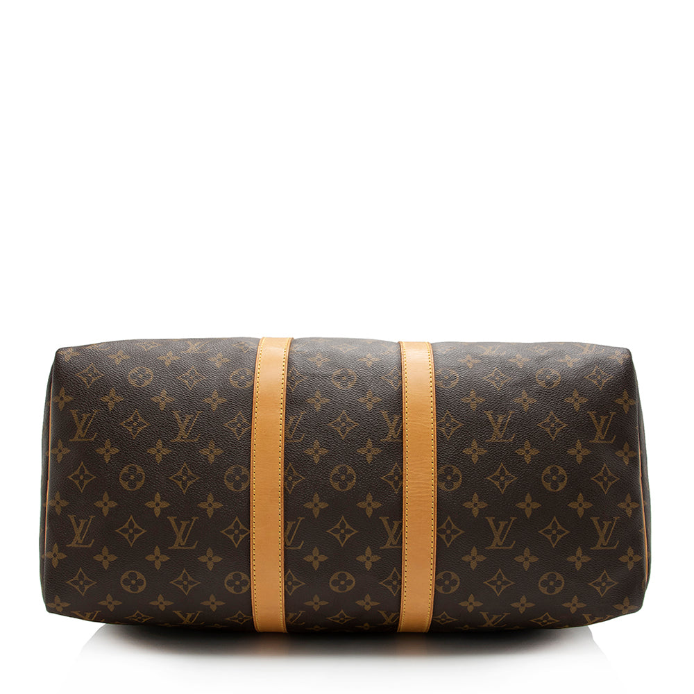 Louis Vuitton Vintage Monogram Canvas Keepall 45 Duffle Bag (SHF-17139)