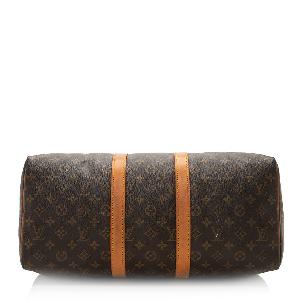 Louis Vuitton Vintage Monogram Canvas Keepall 45 Duffle Bag (SHF-20479)