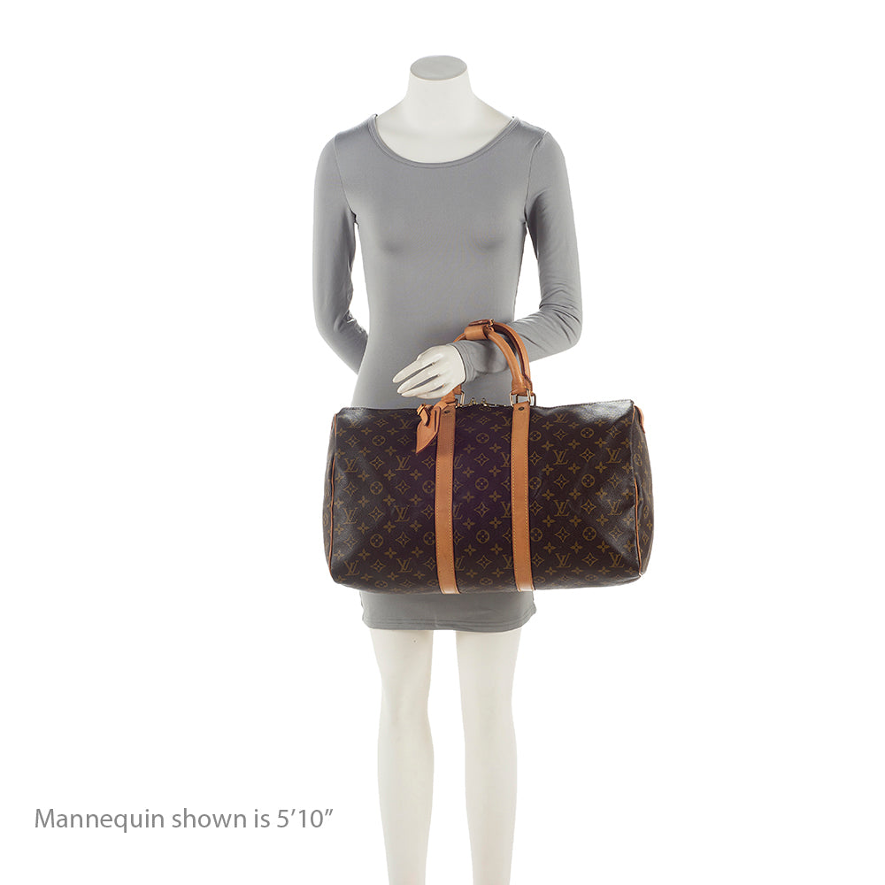Louis Vuitton Vintage Monogram Canvas Keepall 45 Duffel Bag (SHF-21651)