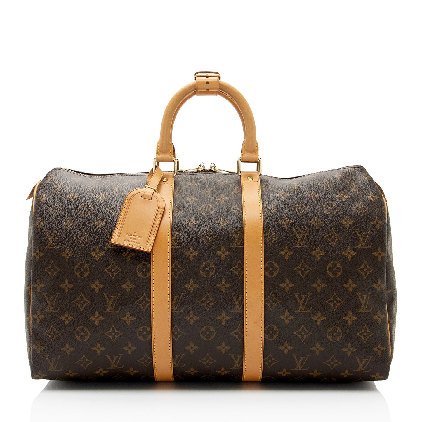 Louis Vuitton Vintage Monogram Canvas Keepall 45 Duffle Bag (SHF-YAHzBU)
