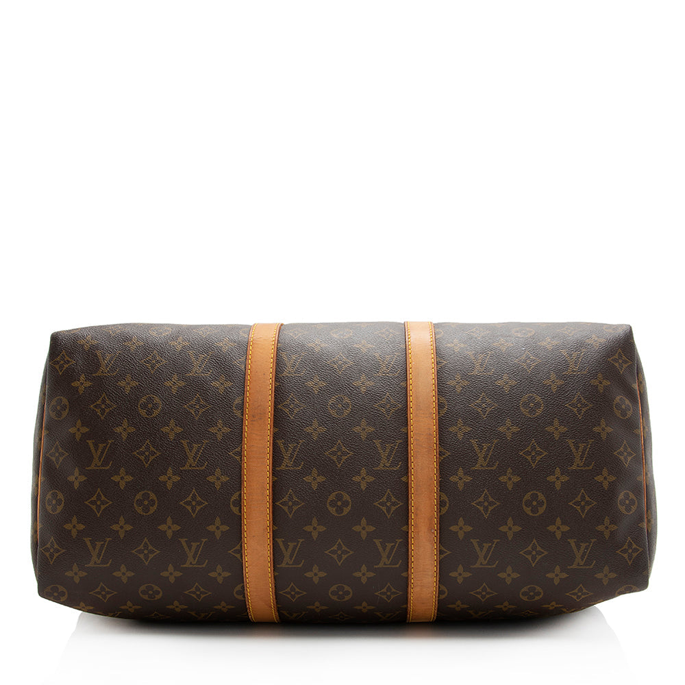 Louis Vuitton Vintage Monogram Canvas Keepall 50 Duffel Bag (SHF-20201)