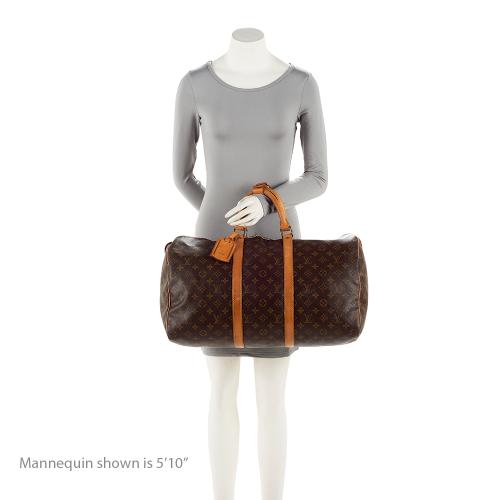 Louis Vuitton Vintage Monogram Canvas Keepall 50 Duffel Bag (SHF-21935)