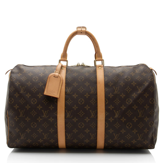 Louis Vuitton Vintage Monogram Canvas Keepall 50 Duffle Bag (SHF-dDgVDt)