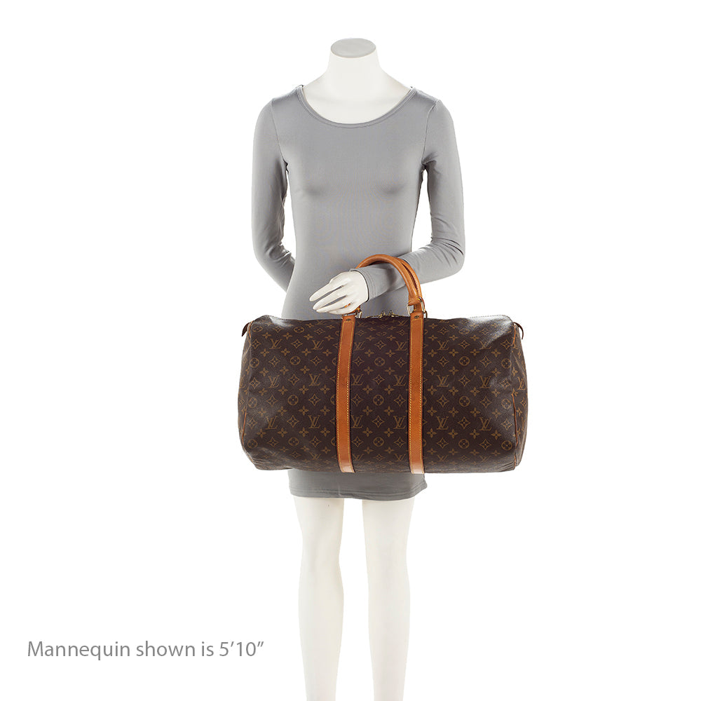 Louis Vuitton Vintage Monogram Canvas Keepall 50 Duffle Bag (SHF-4lt0Zx)
