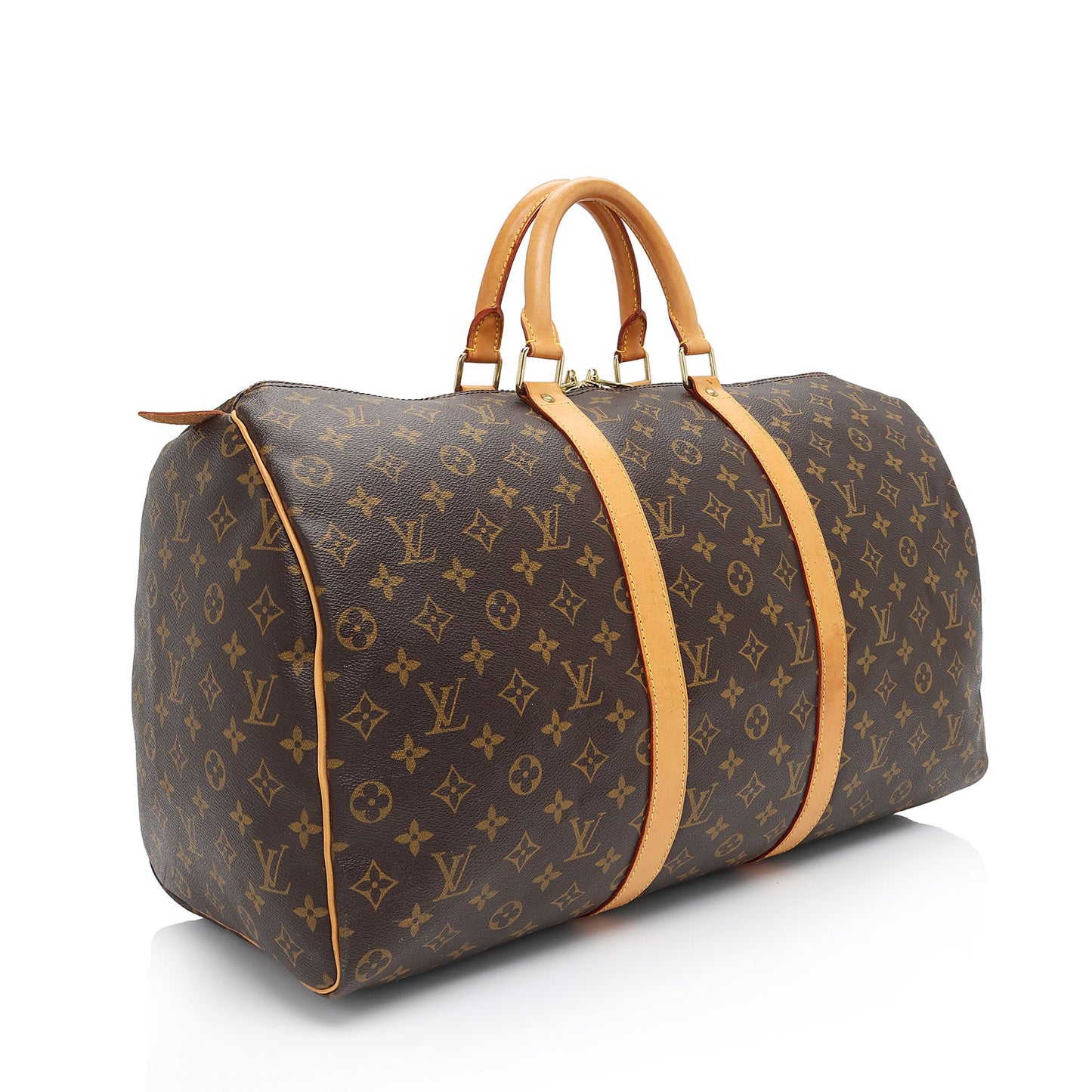 Louis Vuitton Vintage Monogram Canvas Keepall 50 Duffle Bag (SHF-4lt0Zx)