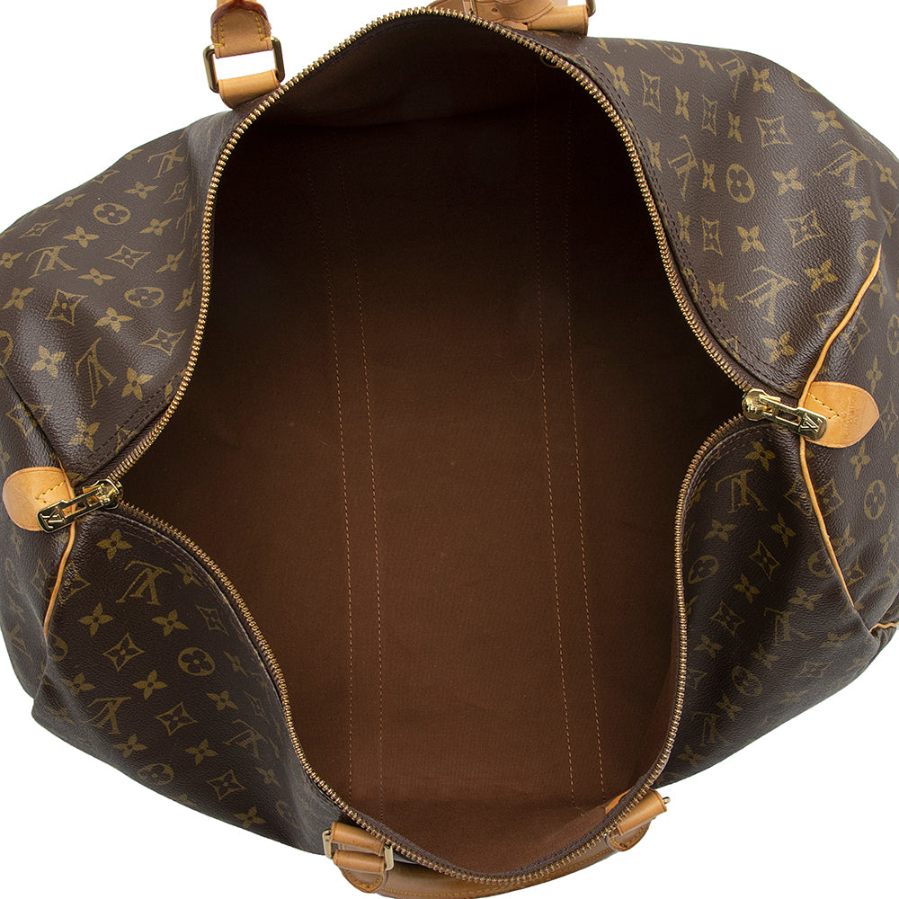 Louis Vuitton Vintage Monogram Canvas Keepall 55 Duffle Bag (SHF-21843)