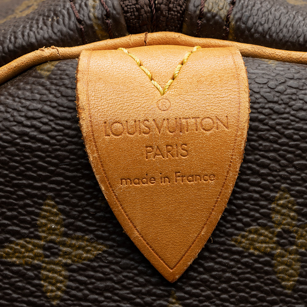 Louis Vuitton Vintage Monogram Canvas Keepall 55 Duffle Bag (SHF-21843)