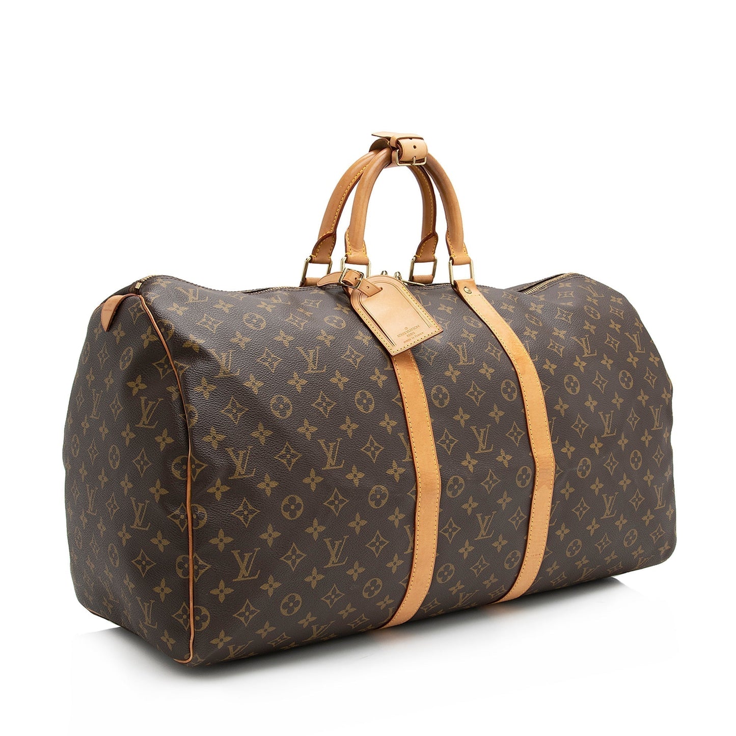 Louis Vuitton Vintage Monogram Canvas Keepall 55 Duffel Bag (SHF-22379)