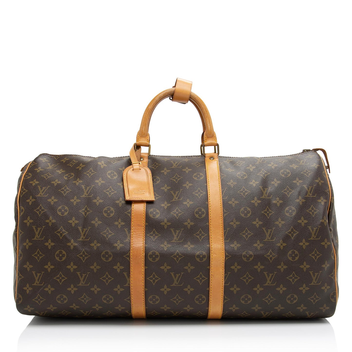 Louis Vuitton Vintage Monogram Canvas Keepall 55 Duffle Bag (SHF-YIKVeb)