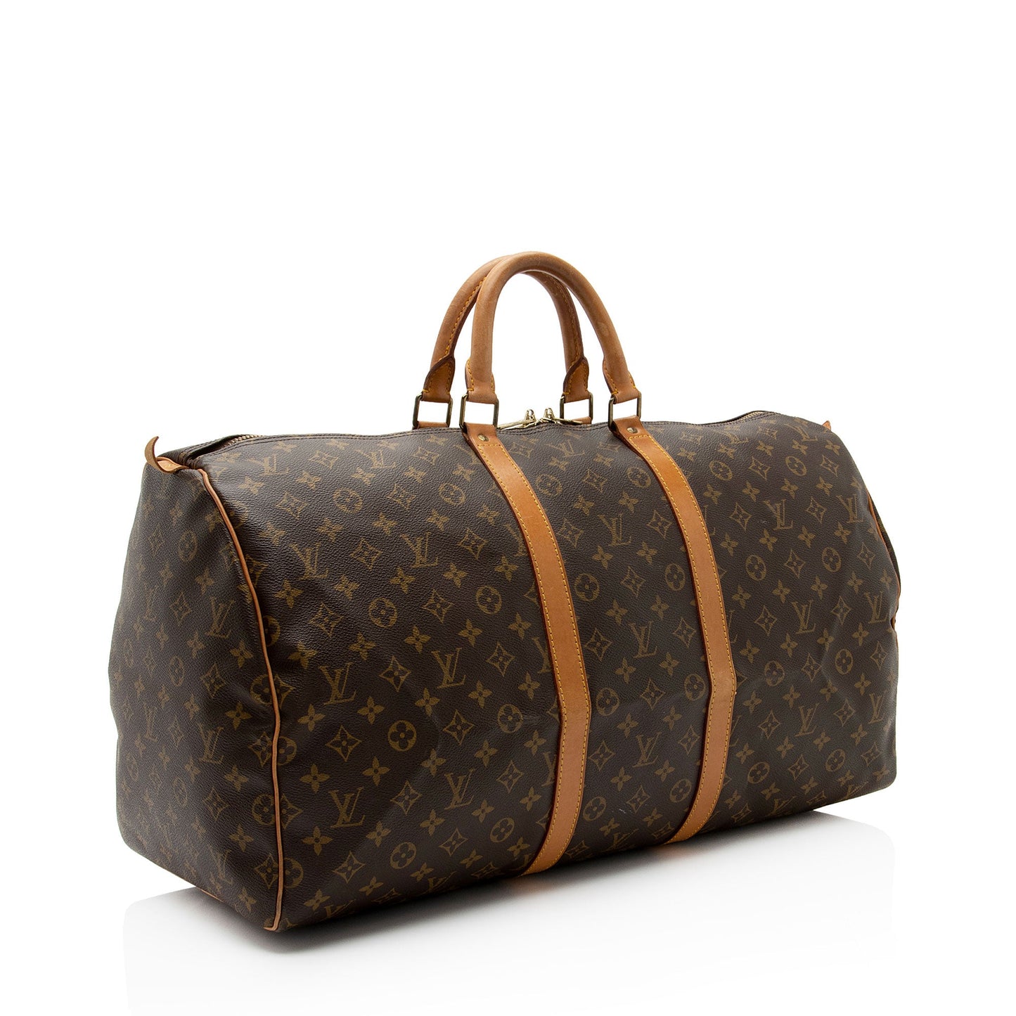 Louis Vuitton Vintage Monogram Canvas Keepall 55 Duffle Bag (SHF-z3uo3H)