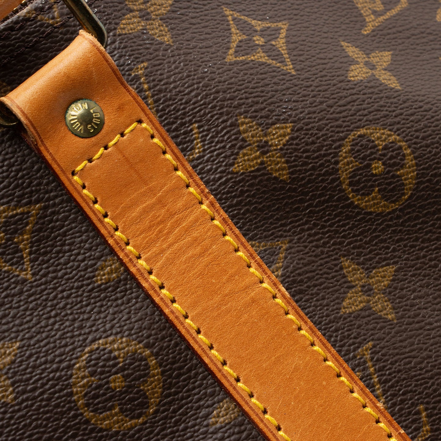 Louis Vuitton Vintage Monogram Canvas Keepall 55 Duffle Bag (SHF-4cGeiE)