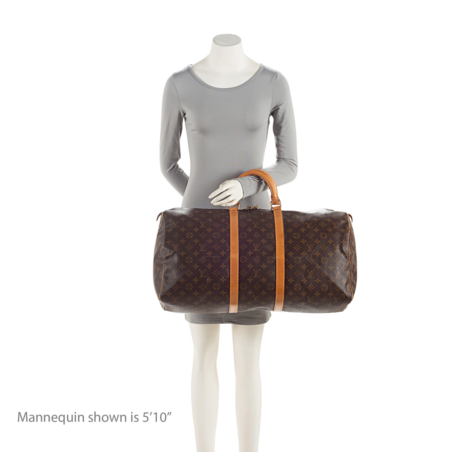 Louis Vuitton Vintage Monogram Canvas Keepall 55 Duffle Bag (SHF-4cGeiE)