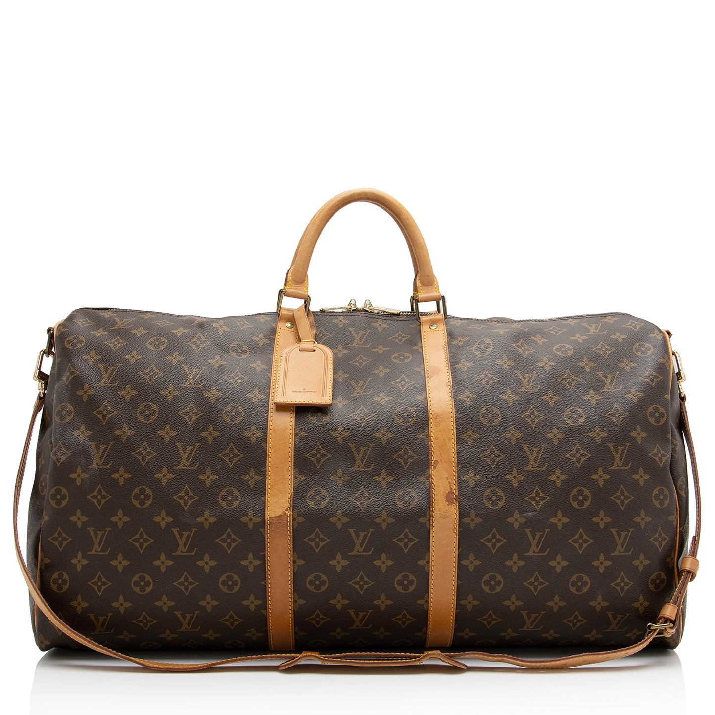 Louis Vuitton Vintage Monogram Canvas Keepall 60 Duffle Bag -  (SHF-23427)
