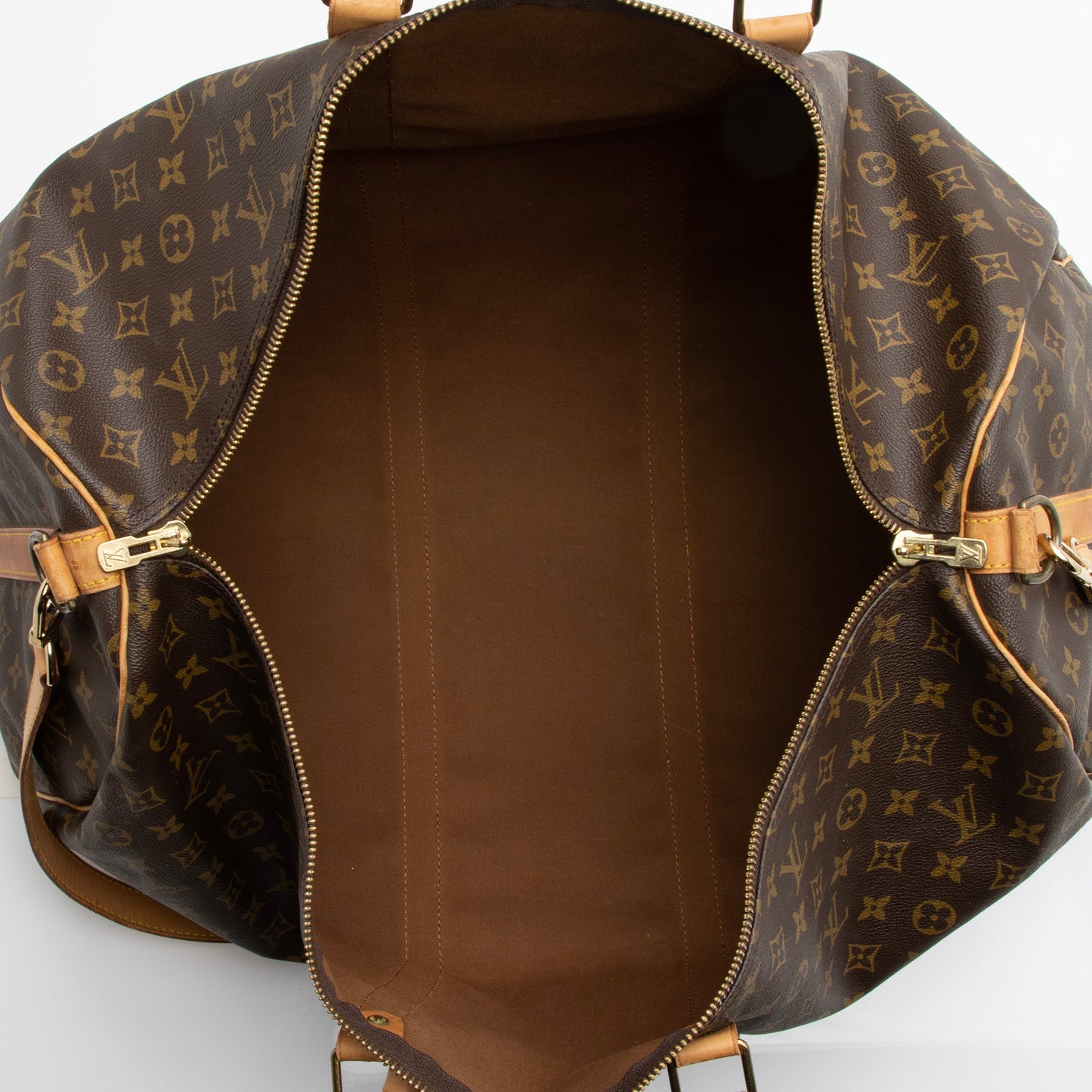 Louis Vuitton Vintage Monogram Canvas Keepall 60 Duffle Bag -  (SHF-23427)