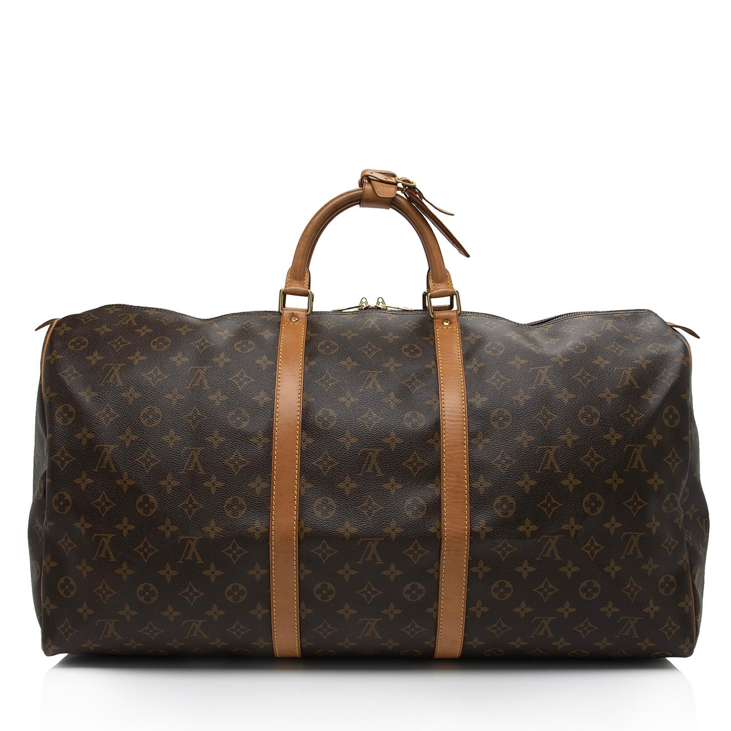 Louis Vuitton Vintage Monogram Canvas Keepall 60 Duffle Bag (SHF-A1tiFm)