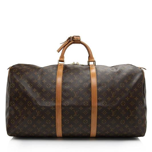 Louis Vuitton Vintage Monogram Canvas Keepall 60 Duffle Bag (SHF-A1tiFm)
