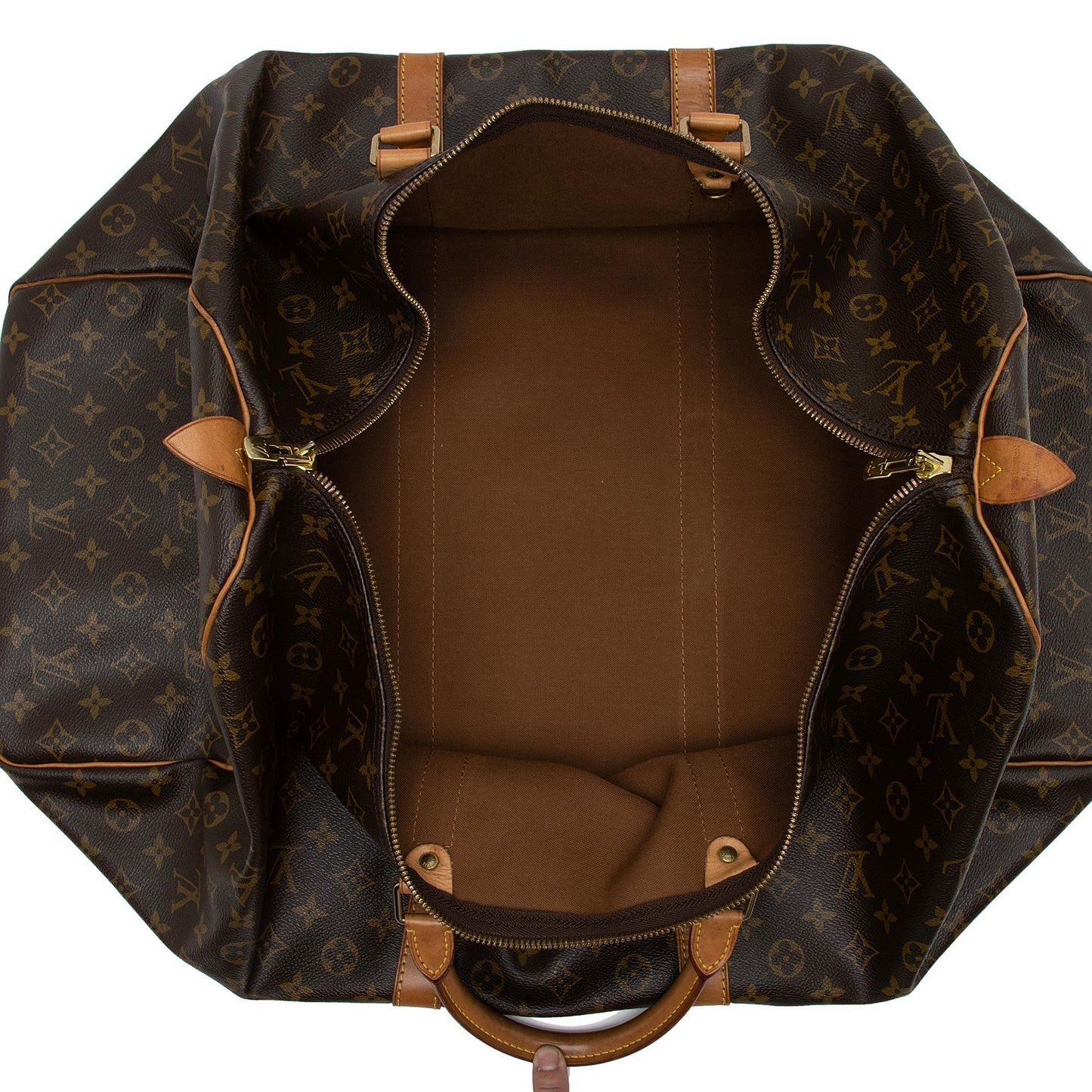 Louis Vuitton Vintage Monogram Canvas Keepall 60 Duffle Bag (SHF-A1tiFm)