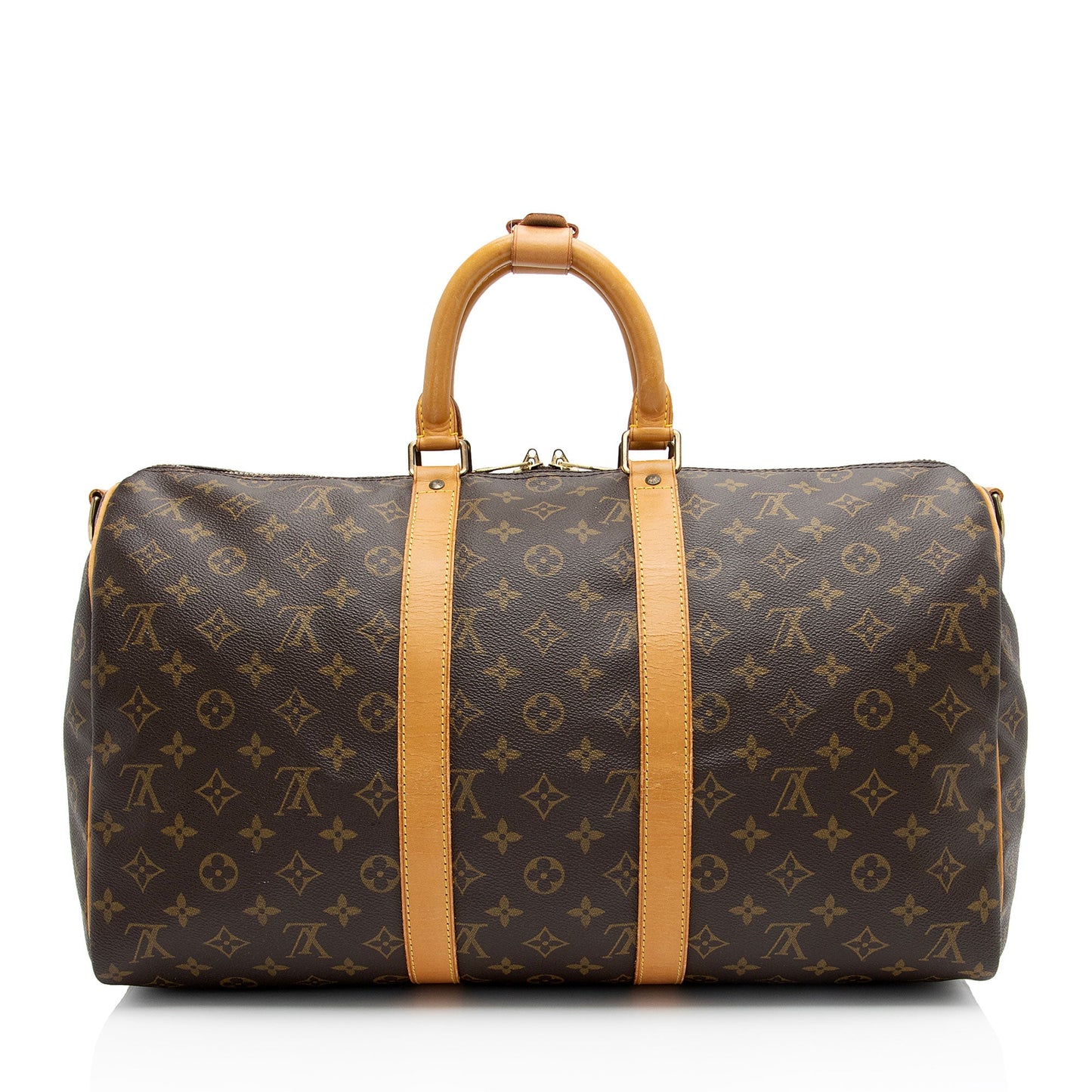 Louis Vuitton Vintage Monogram Canvas Keepall Bandouliere 45 Duffle Bag (SHF-eLIEgI)