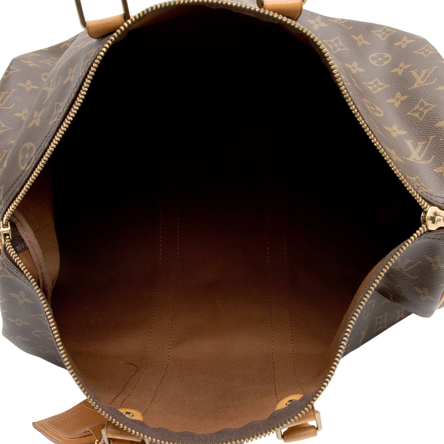 Louis Vuitton Vintage Monogram Canvas Keepall Bandouliere 45 Duffle Bag (SHF-vusdK4)