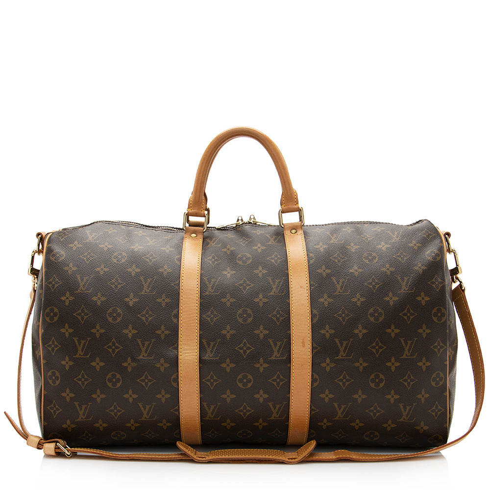 Louis Vuitton Vintage Monogram Canvas Keepall Bandouliere 50 Duffel Bag -  (SHF-20312)