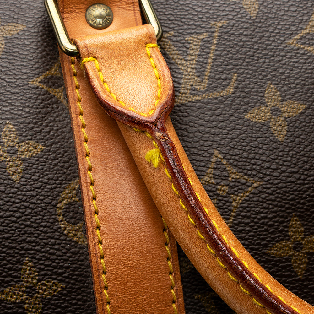 Louis Vuitton Vintage Monogram Canvas Keepall Bandouliere 50 Duffle Bag (SHF-20373)