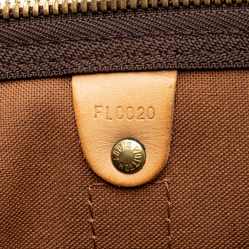 Louis Vuitton Vintage Monogram Canvas Keepall Bandouliere 50 Duffel Bag (SHF-21454)