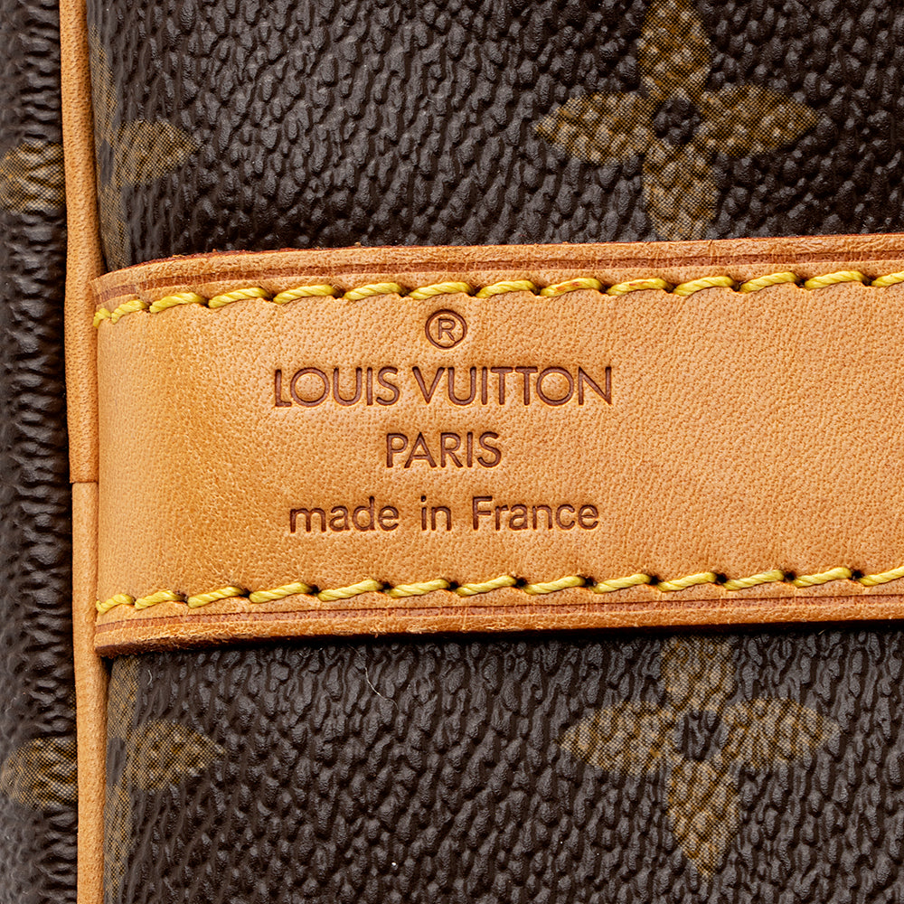 Louis Vuitton Vintage Monogram Canvas Keepall Bandouliere 50 Duffel Bag (SHF-21454)