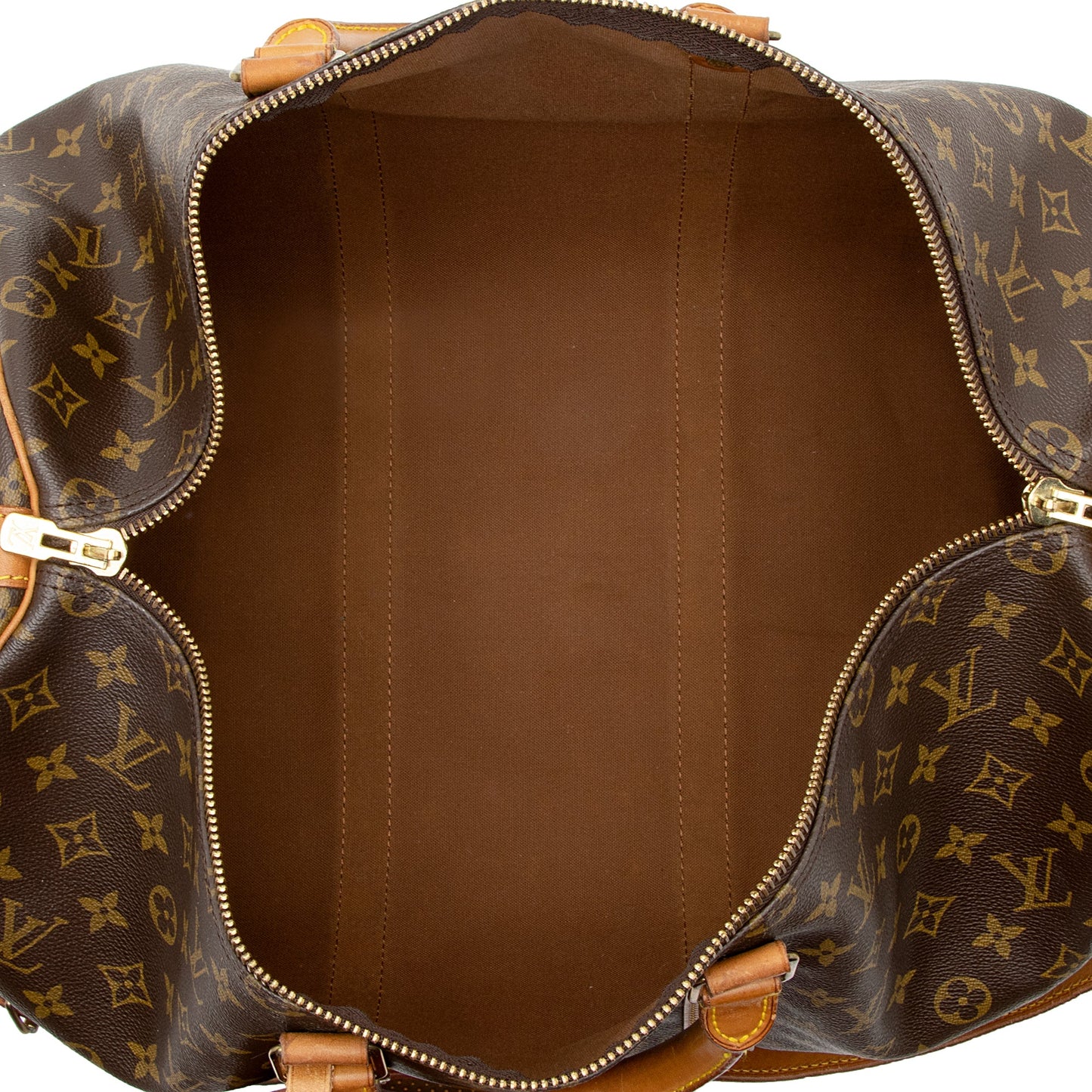 Louis Vuitton Vintage Monogram Canvas Keepall Bandouliere 50 Duffel Bag (SHF-22254)