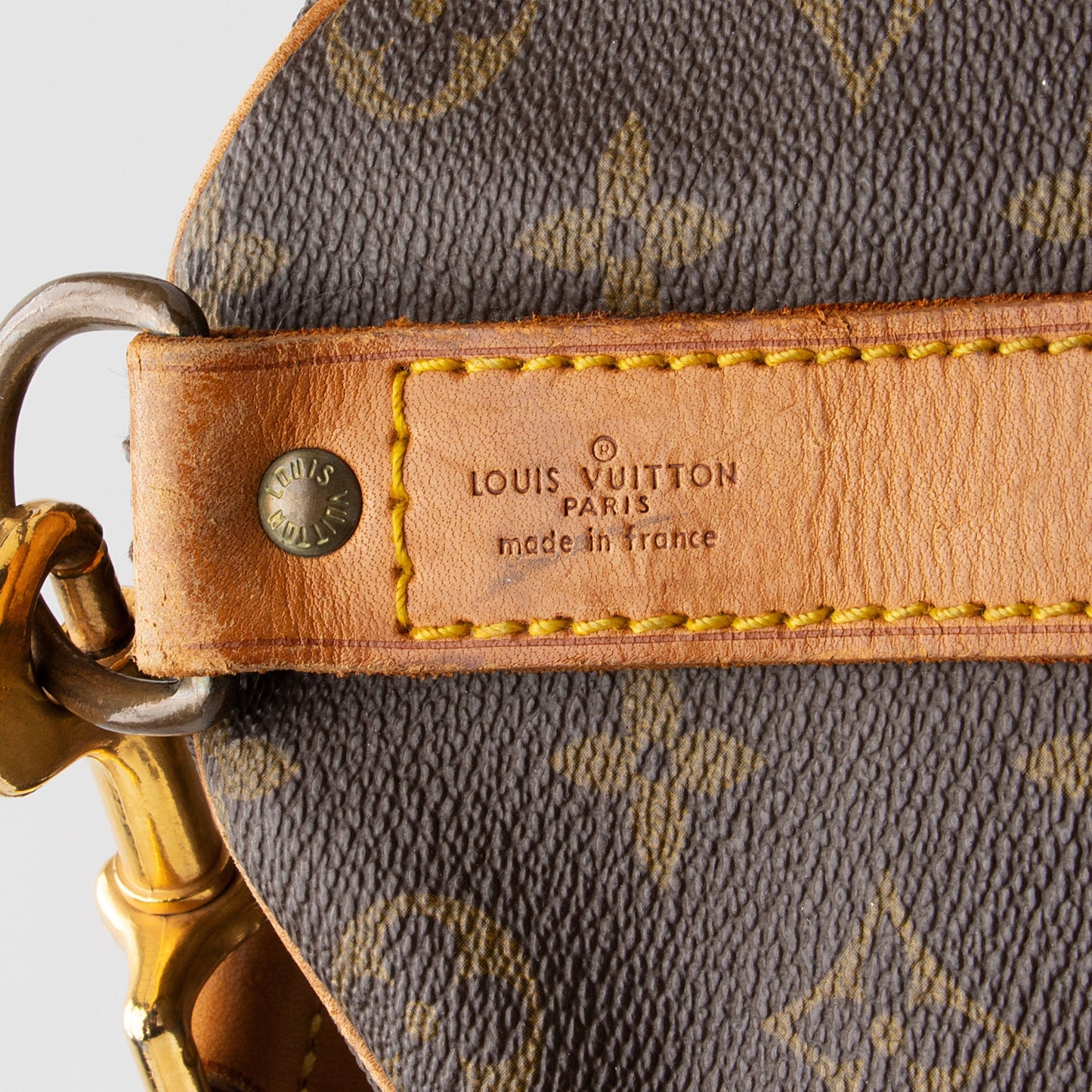 Louis Vuitton Vintage Monogram Canvas Keepall Bandouliere 50 Duffle Bag (SHF-3GGL8o)