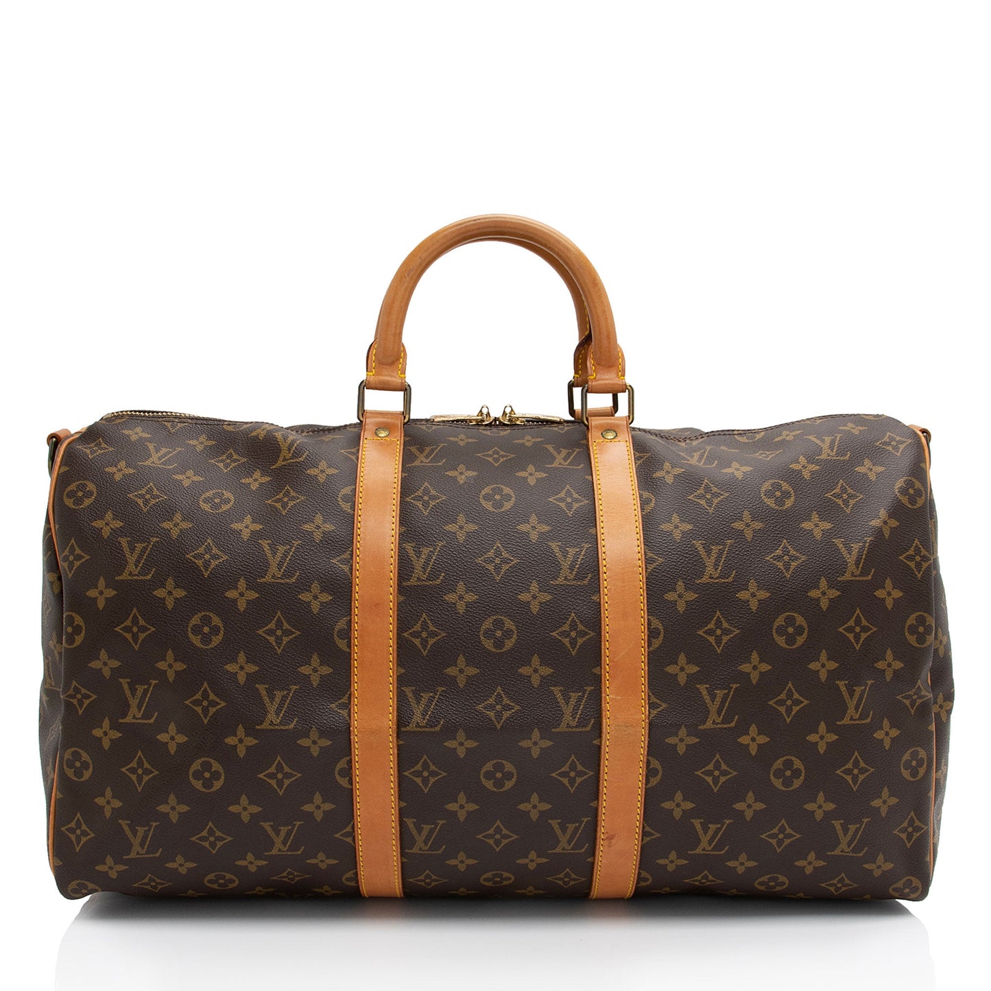 Louis Vuitton Vintage Monogram Canvas Keepall Bandouliere 50 Duffle Bag (SHF-ltytWp)