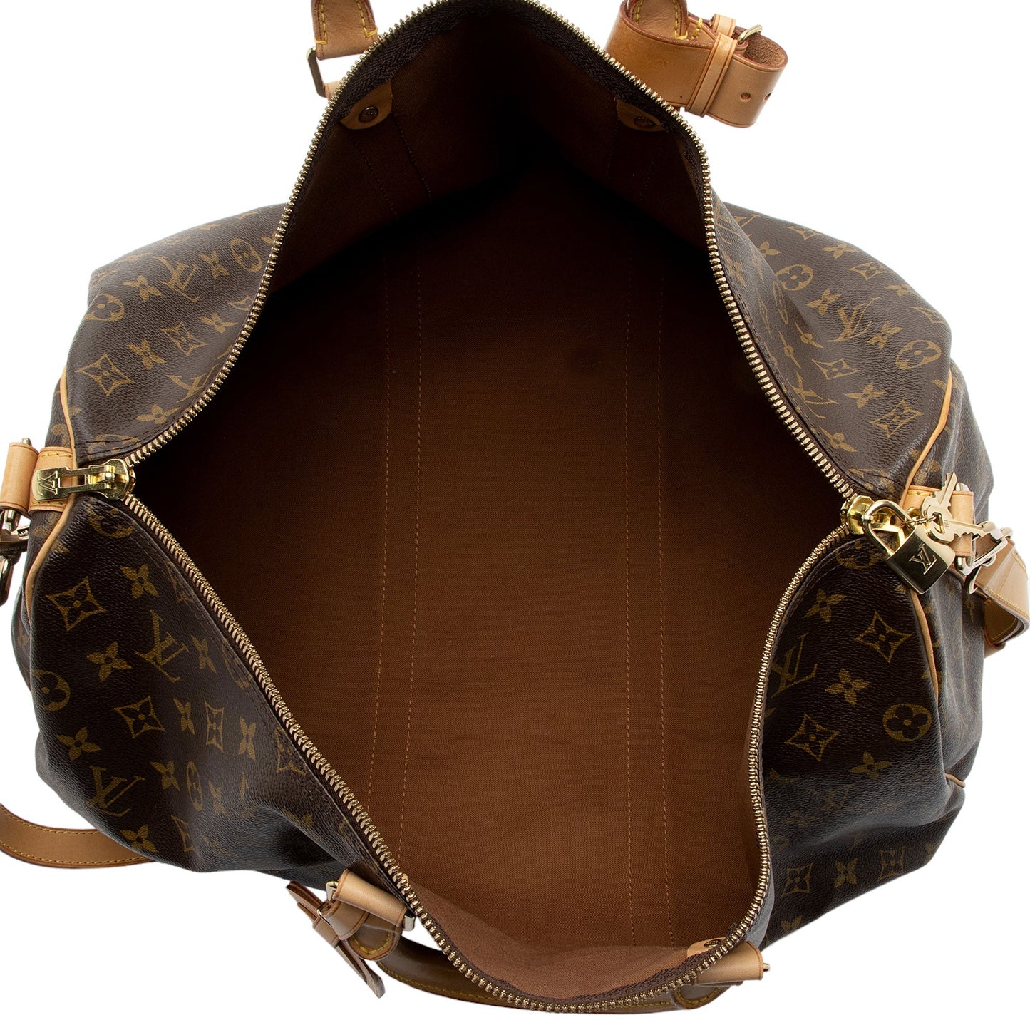 Louis Vuitton Vintage Monogram Canvas Keepall Bandouliere 50 Duffle Bag (SHF-s1qS6I)