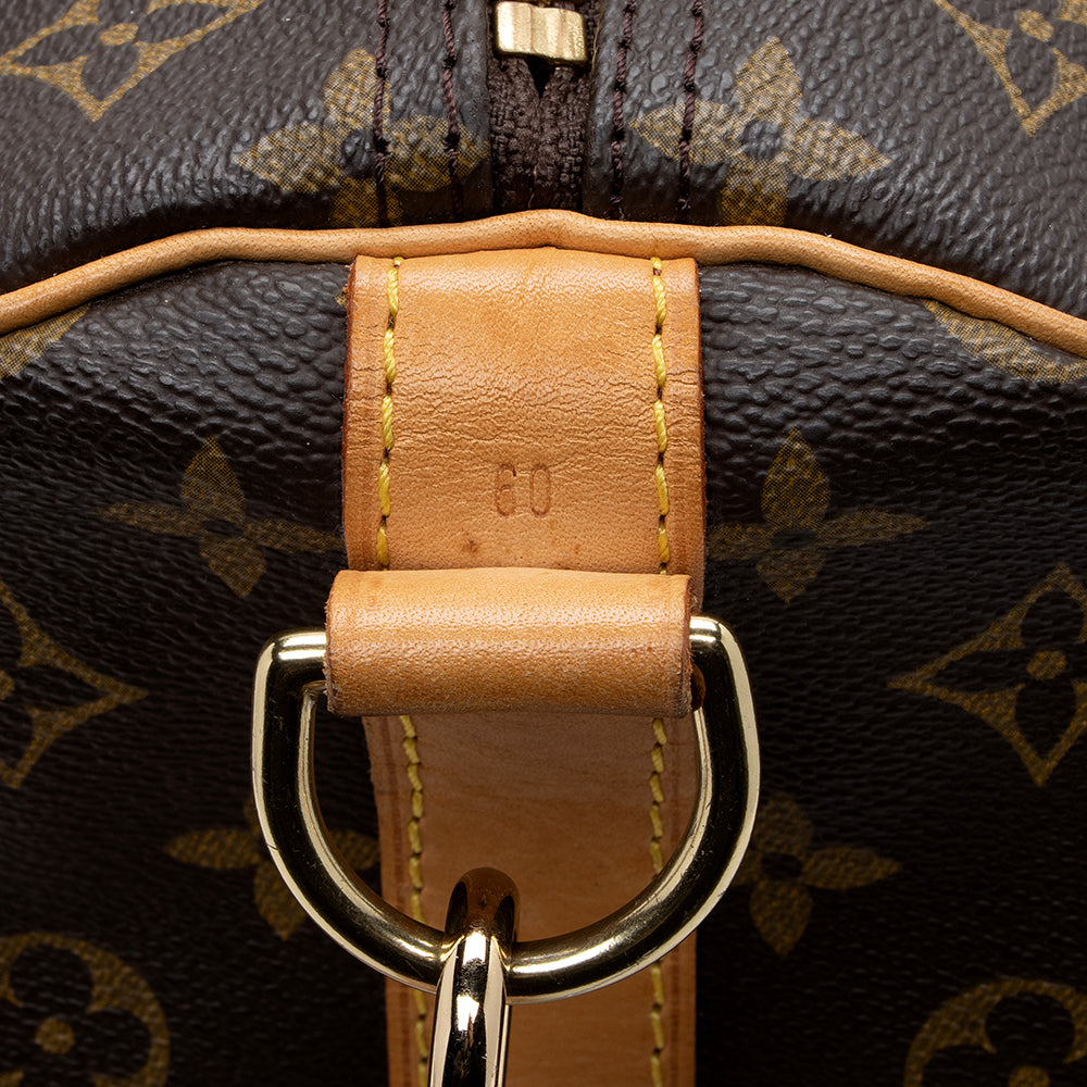 Louis Vuitton Vintage Monogram Canvas Keepall Bandouliere 60 Duffel Bag -  (SHF-16878)