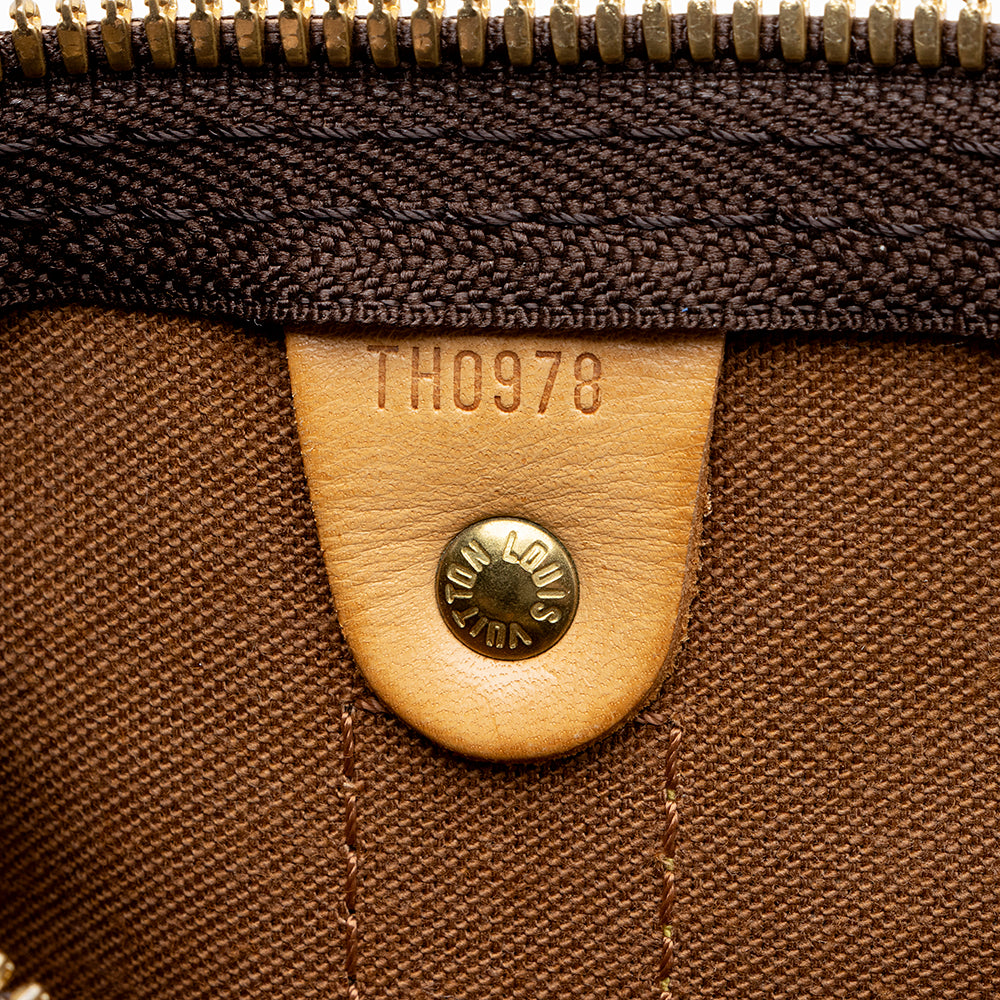 Louis Vuitton Vintage Monogram Canvas Keepall Bandouliere 60 Duffel Bag (SHF-17040)