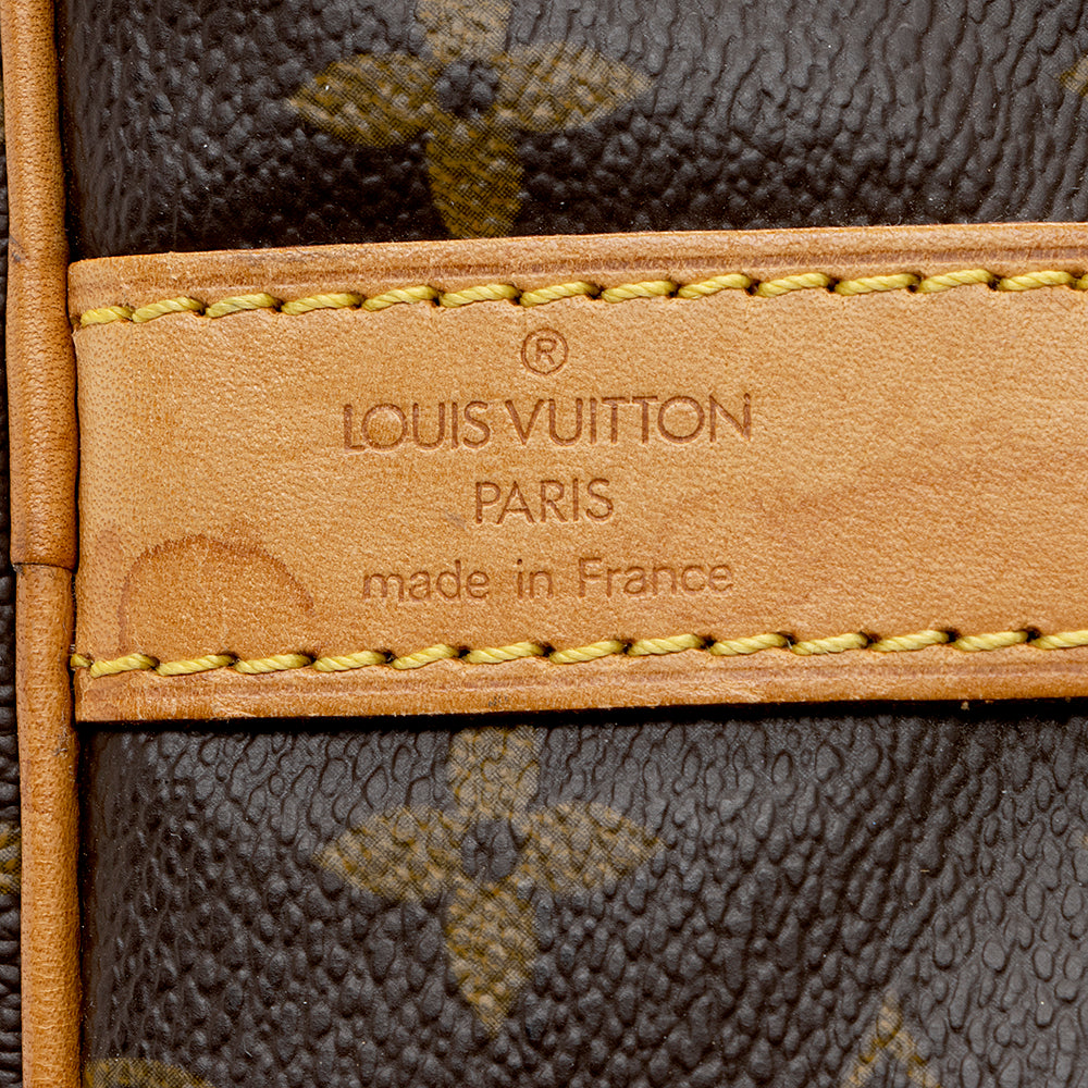 Louis Vuitton Vintage Monogram Canvas Keepall Bandouliere 60 Duffel Bag (SHF-17040)
