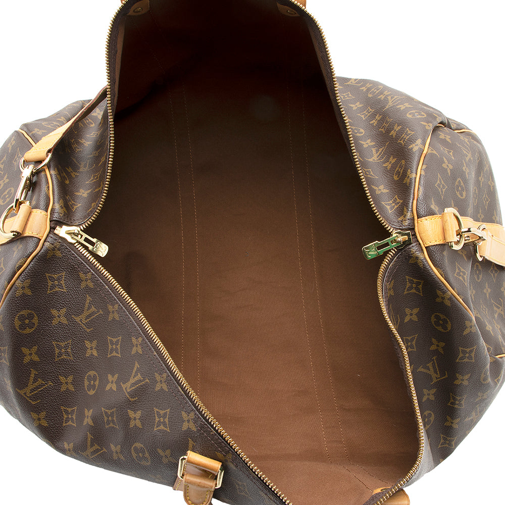 Louis Vuitton Vintage Monogram Canvas Keepall Bandouliere 60 Duffel Bag (SHF-20358)