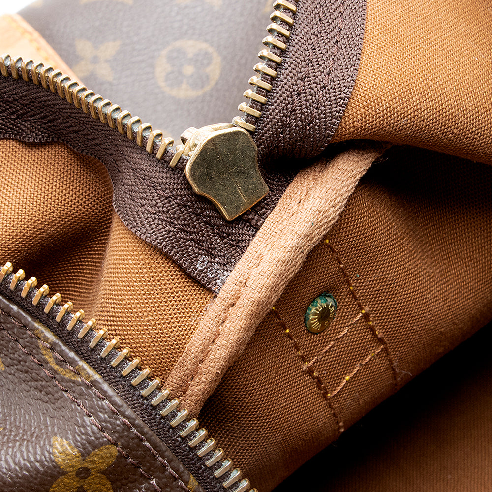 Louis Vuitton Vintage Monogram Canvas Keepall Bandouliere 60 Duffel Bag (SHF-21625)