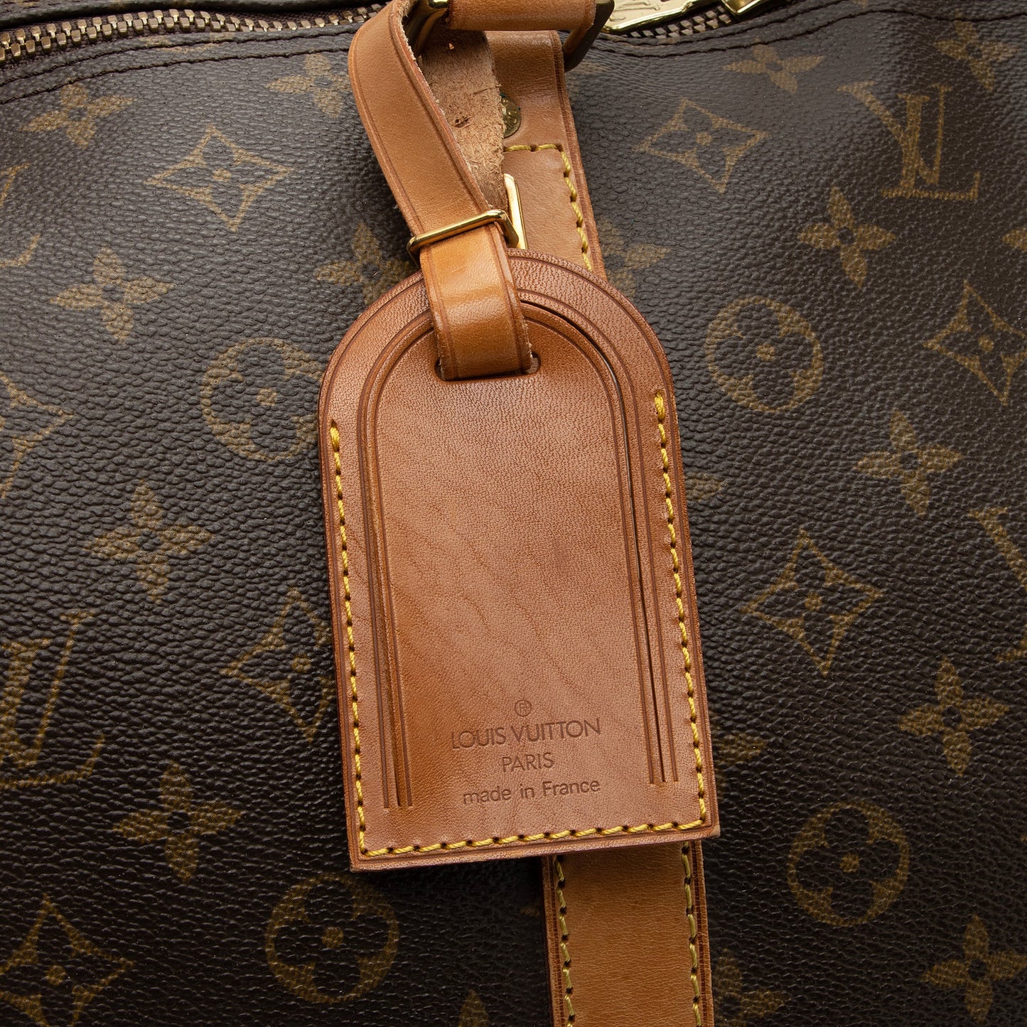 Louis Vuitton Vintage Monogram Canvas Keepall Bandouliere 60 Duffle Bag (SHF-Nob4B7)
