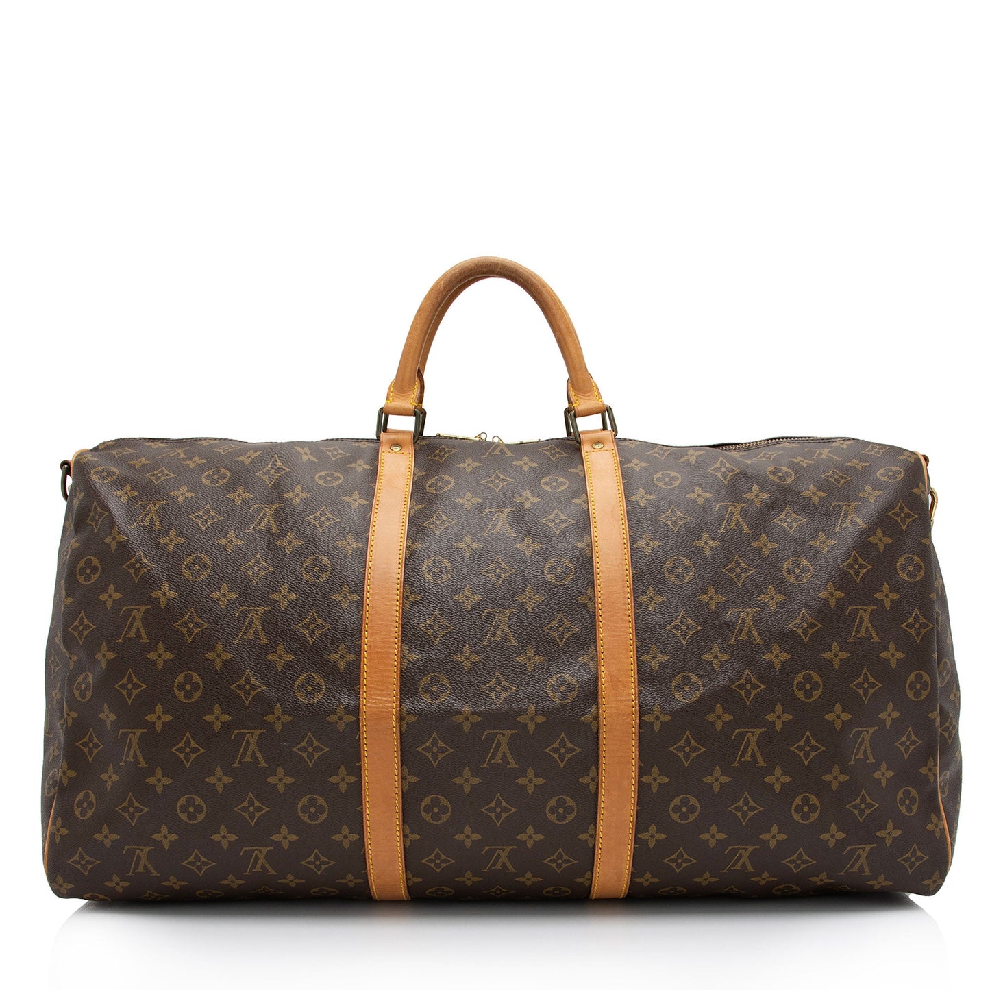 Louis Vuitton Vintage Monogram Canvas Keepall Bandouliere 60 Duffle Bag (SHF-sySr8G)