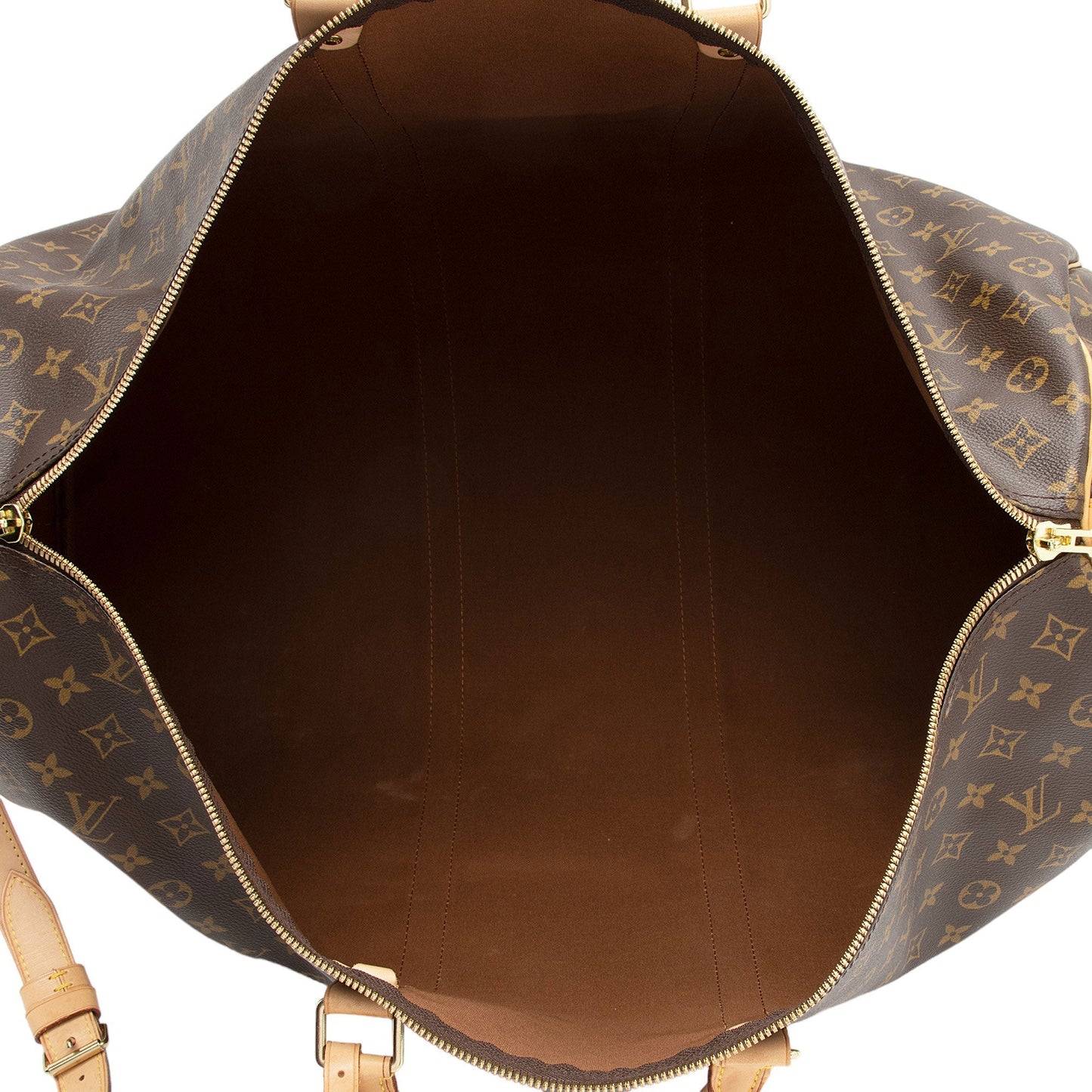 Louis Vuitton Vintage Monogram Canvas Keepall Bandouliere 60 Duffle Bag (SHF-2g6q76)
