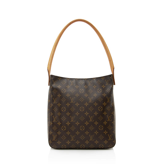 Louis Vuitton Vintage Monogram Canvas Looping GM Shoulder Bag (SHF-21787)