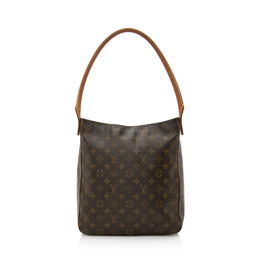 Louis Vuitton Vintage Monogram Canvas Looping GM Shoulder Bag (SHF-22709)
