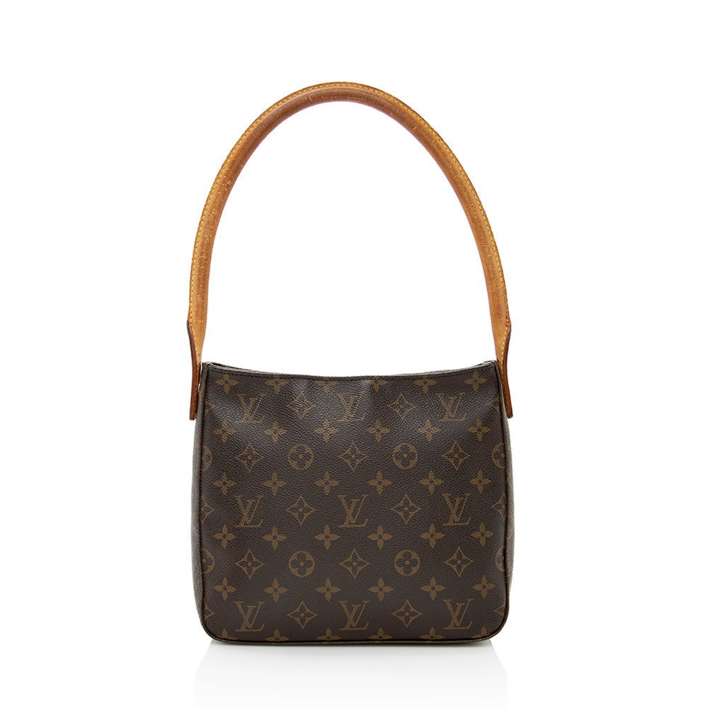 Louis Vuitton Vintage Monogram Canvas Looping MM Shoulder Bag (SHF-19415)