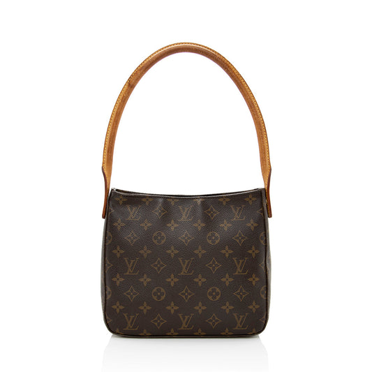 Louis Vuitton Vintage Monogram Canvas Looping MM Shoulder Bag (SHF-19415)