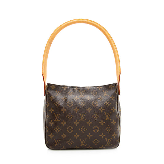 Louis Vuitton Vintage Monogram Canvas Looping MM Shoulder Bag -  (SHF-20107)