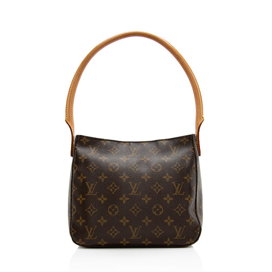 Louis Vuitton Vintage Monogram Canvas Looping MM Shoulder Bag (SHF-21431)