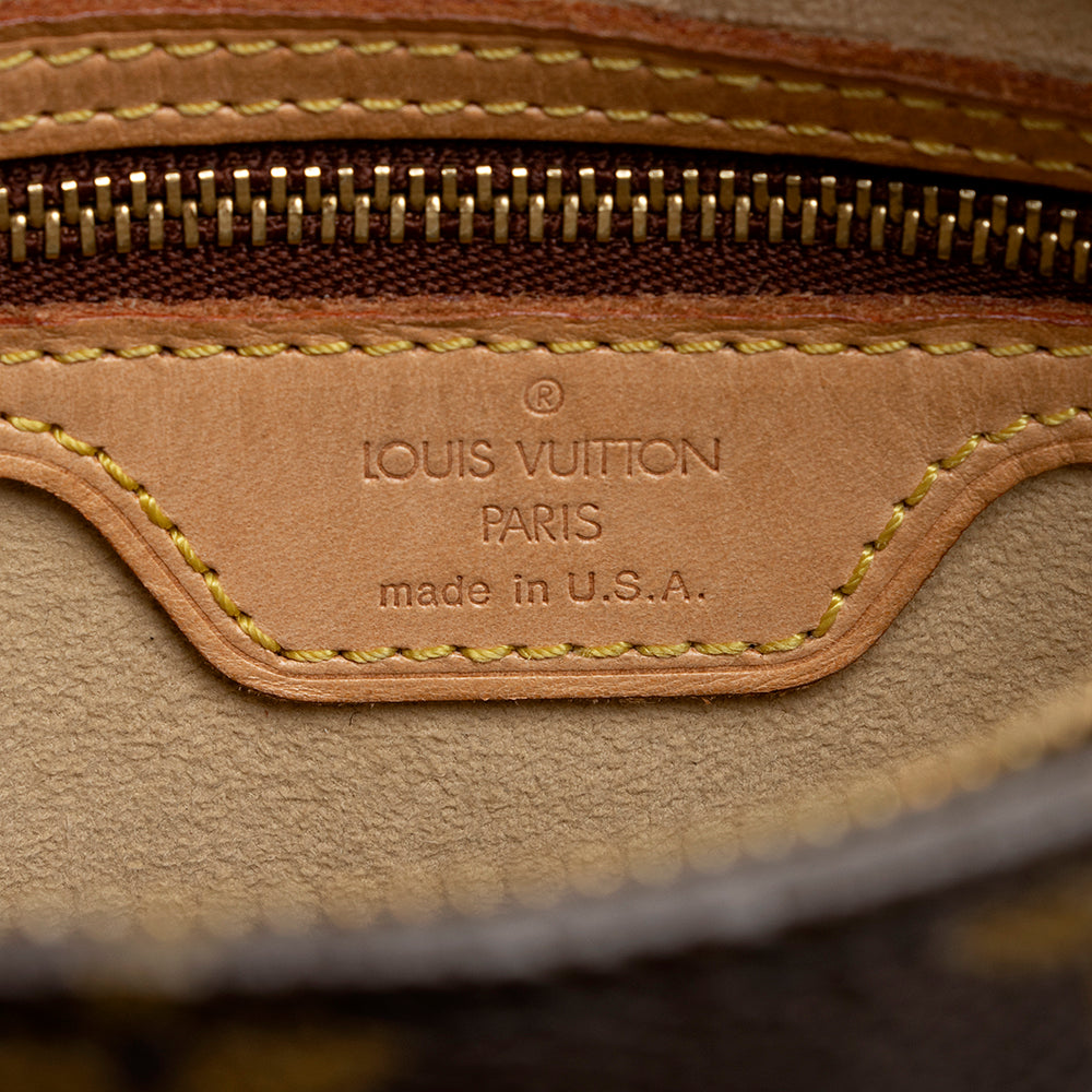 Louis Vuitton Vintage Monogram Canvas Looping MM Shoulder Bag (SHF-21431)