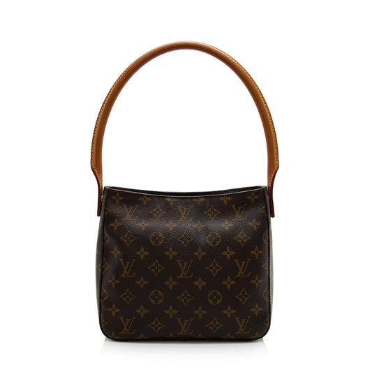 Louis Vuitton Vintage Monogram Canvas Looping MM Shoulder Bag (SHF-2H9qKf)