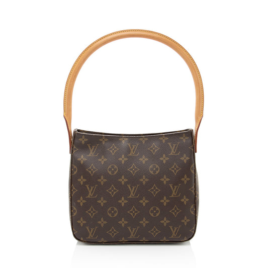 Louis Vuitton Vintage Monogram Canvas Looping MM Shoulder Bag (SHF-f9pQKf)