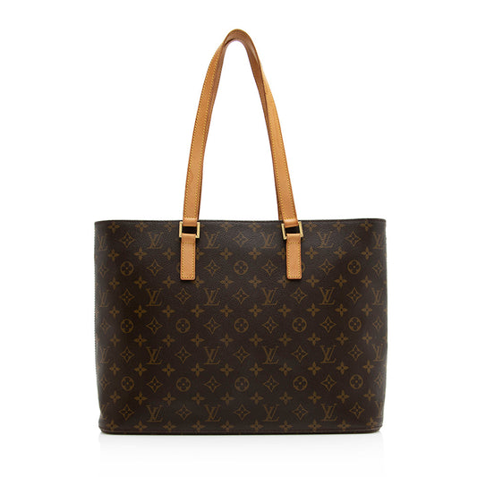 Louis Vuitton Vintage Monogram Canvas Luco Tote (SHF-20927)