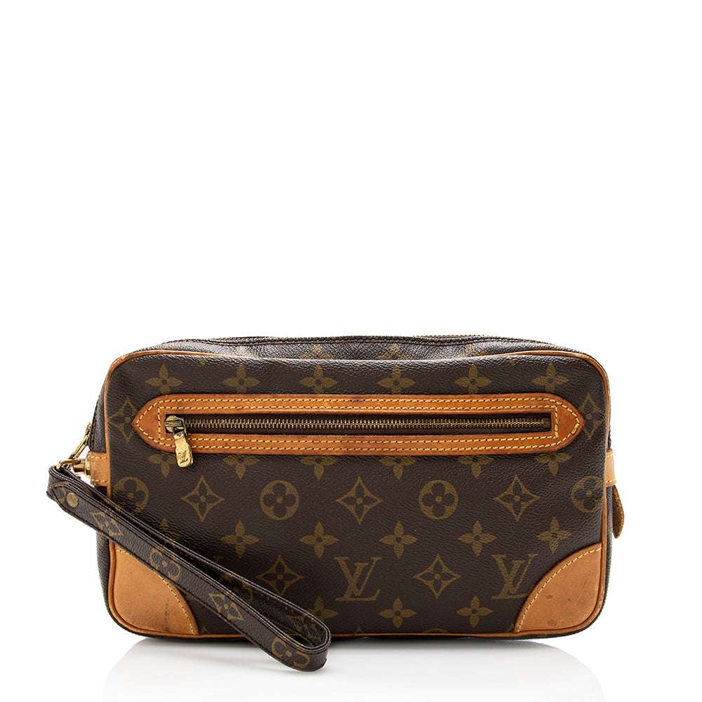 Louis Vuitton Vintage Monogram Canvas Marly Dragonne GM Clutch -  (SHF-17453)